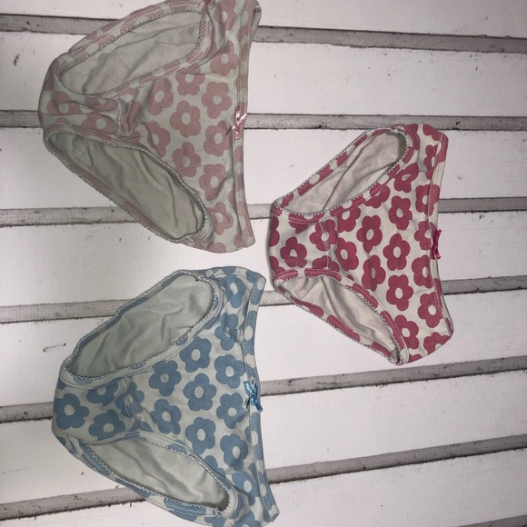 MINI BODEN 3 Pair Cotton Underwear Girl Size 9 10 - Picture 3 of 3